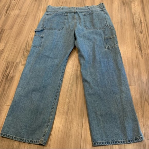 ☀️ 3/$15 George Carpenter Jeans - Relaxed Straight Leg - Medium Blue - Picture 6 of 9